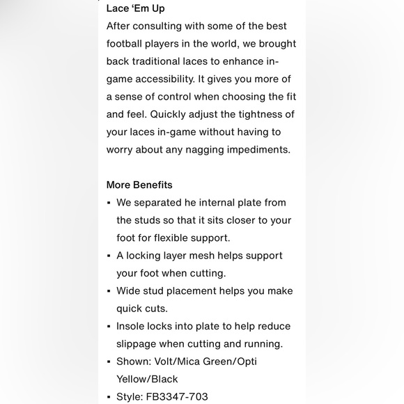 Nike Vapor Edge Elite 360 2 Football Cleats Volt Black FB3347-703 Men’s Size 14 - Picture 11 of 11